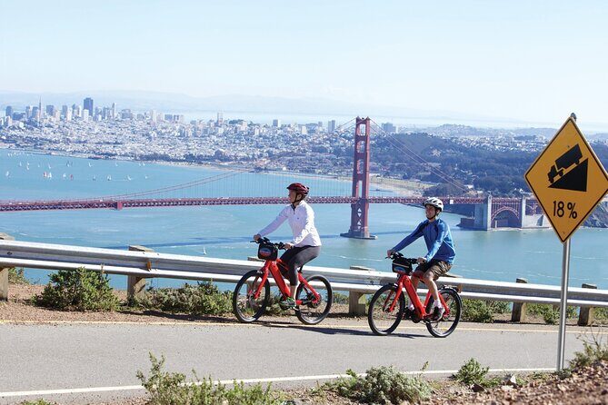 Golden Gate Bridge Guided Bicycle or E-Bike Tour from San Francisco to Sausalito - The Ride Begins at Fisherman’s Wharf