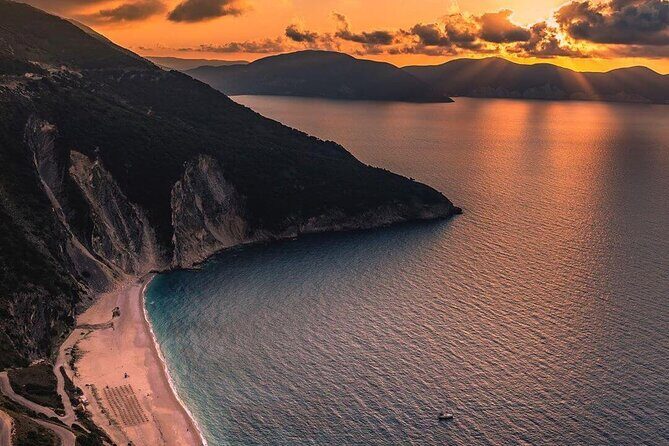 Golden Hour in Kefalonia A Private Tour with Sunset and Wine - Exploring Kefalonia’s Coastline in Style