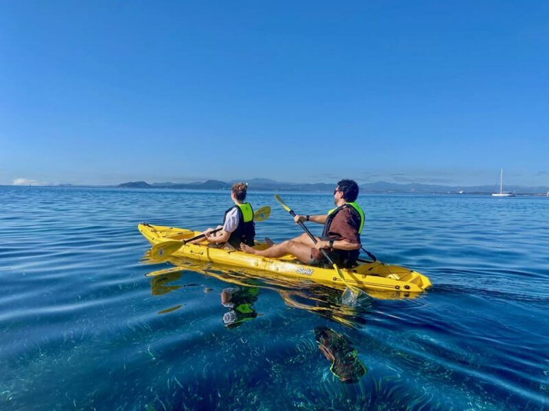 Golfo Aranci: Small group Kayak tour with Aperitif &dolphins - Second Stop: Island of Figarolo