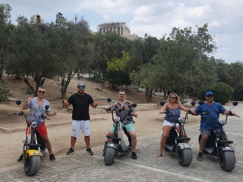 GoPro Adventure Tour in Acropolis area by E-Scooter - Key Points