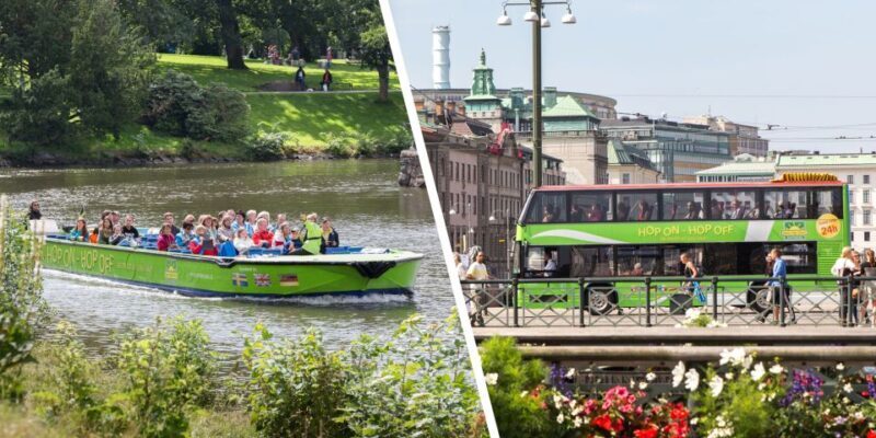 Gothenburg: 24 Hour Hop OnHop Off Bus and Boat Tour - Key Points