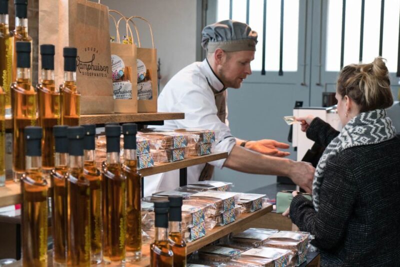 Gouda: Syrup Waffle Factory Ticket with a Waffle - The Experience Breakdown