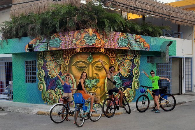 Graffitis & Munchies biketour Playa del Carmen - Key Points