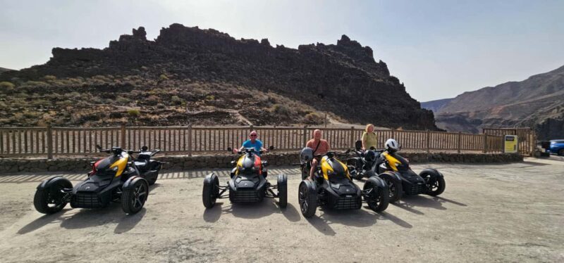 Gran Canaria: 3-WHEEL RYKER 2,5 HR TOUR -FREE PICKUP&DROPOFF - Discovering Gran Canaria by 3-Wheel