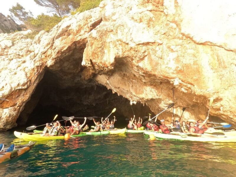 Granadella: Caló, Cova Llop Marí, and Ambolo Kayak Trip - Who Will Love This?