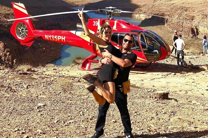 Grand Canyon West Rim Helicopter Tour with Champagne Toast - Exploring and Photos