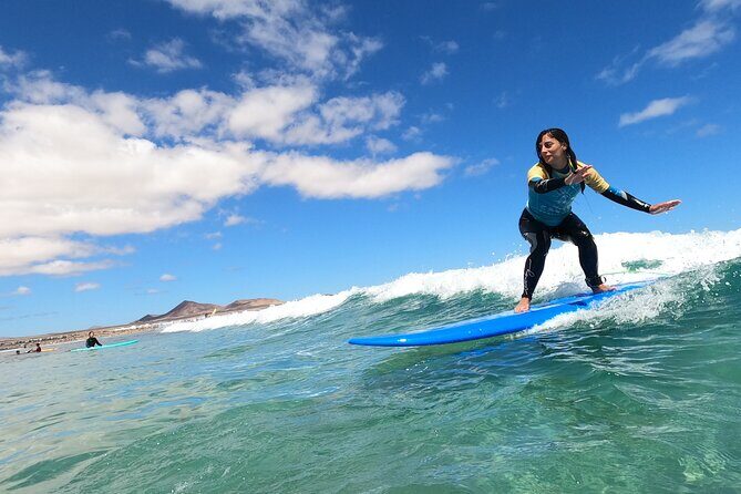Group and private surf classes with a Certified Instructor in Lanzarote - The Instructor: Emilia
