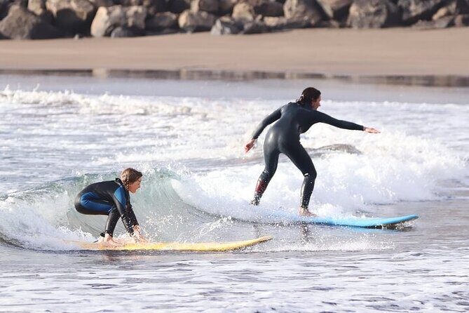 Group Surf Class in Playa de Las Américas with Photographs - Photos, Snacks, and Shower