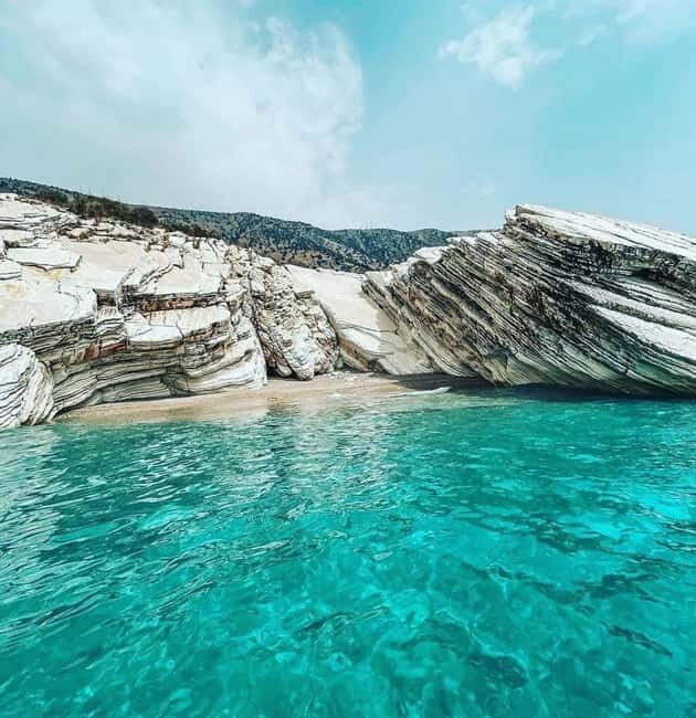 Group Tour 7 stops Saranda to Krorez Free Drink and Umbrella - Price & Value