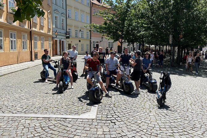 Guided sightseeing e-scooter tour of Prague: 2 hours - The Experience in Practice