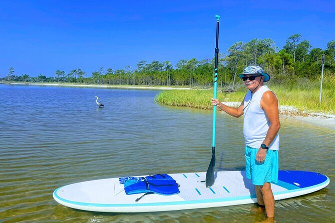 Gulf Shores stand up paddle boarding lesson and tour - Learning to Paddleboard on Calm Waters