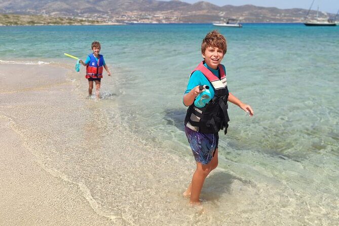 Half day cruise between the Turquoise Shades with Paros Sail - FAQs