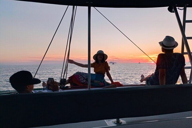 Half-Day Exclusive Catamaran Cruise in Santorini with Meal and Open Bar - Frequently Asked Questions