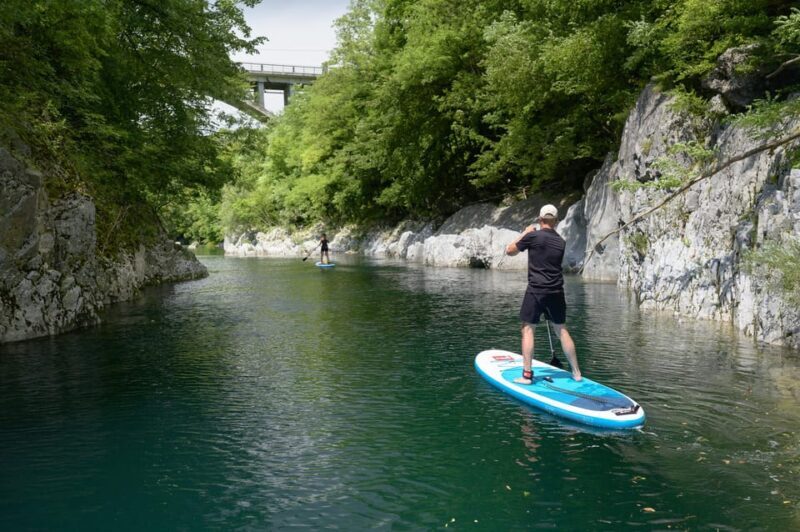 Half Day Stand-up Paddle Boarding on the Soa River - The Benefits of Guided Paddleboarding in Slovenia