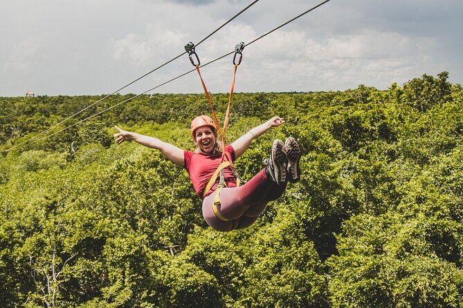 Half Day tour Zipline + Rappel + Cenote from Riviera Maya hotels - The Sum Up