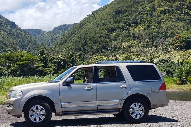 Halfway to Hana Tour of Maui Black Sand Beach Waterfalls Turtles - Keanae Point and Black Lava Cliffs