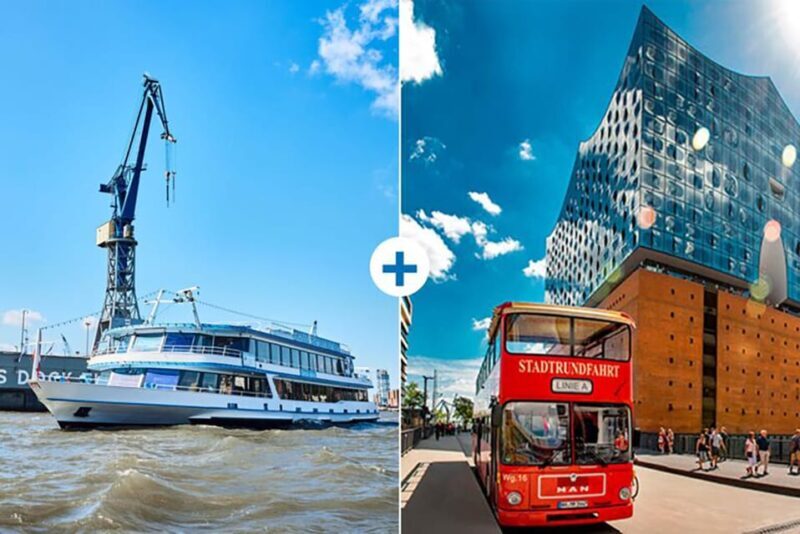 Hamburg: Harbor Cruise and Bus City Hop-On Hop-Off Tour - Key Points