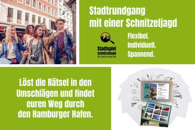 Hamburg: Scavenger Hunt Self-Guided Tour around the port - Key Points