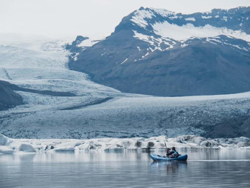 Heinabergslón Glacier Lagoon Kayak and Hike - Key Points