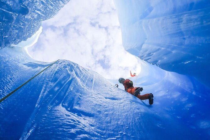 Heli Glacier Crevasse Ice Climbing- Summer - Key Points