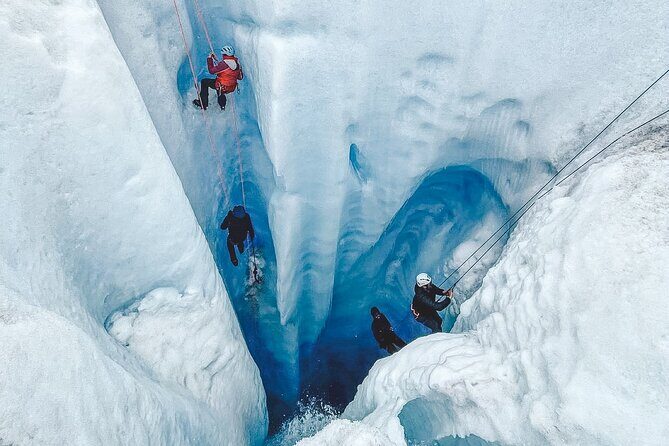 Heli Glacier Crevasse Ice Climbing- Summer - The Pros & Cons