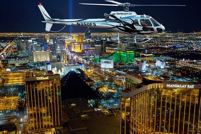 Helicopter Flight of the Las Vegas Strip with Eiffel Tower Dinner - Key Points