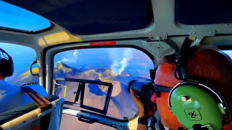 Helicopter flight over Etna from Fiumefreddo to the top of the volcano and back - An In-Depth Look at the Experience