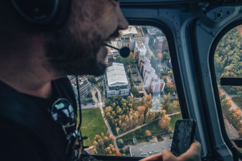 Helsinki: Helicopter and RIB Boat Adrenaline Combo Tour - Island Landing and Survival Suit Swim