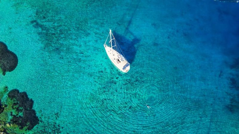 Heraklion: Dia Island Sailboat Cruise with Swimming and Meal - Lunch on Deck: Greek Salad, Shrimp Linguini, and Fruit