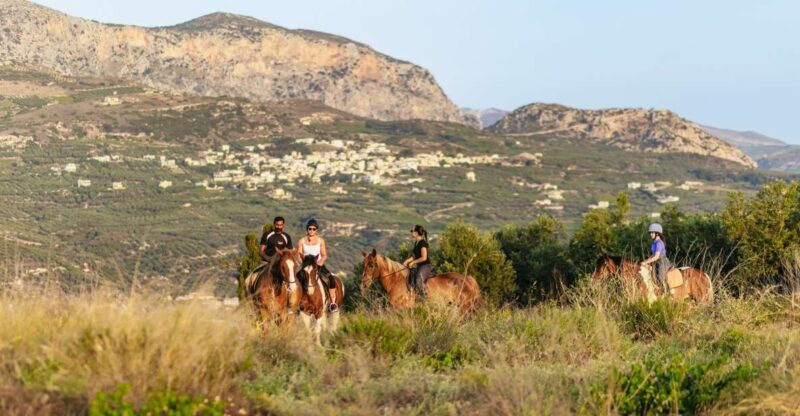 Heraklion: Finikia Horse Riding Tour with Lunch or Dinner - Key Points