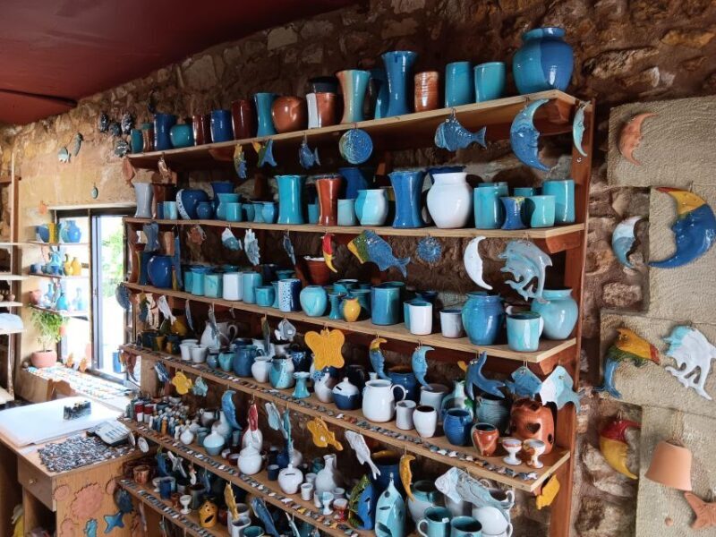 Heraklion: Rethymno Oil & Honey Tasting Pottery & Margarites - Artisanal Pottery at Margarites