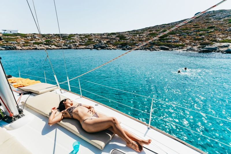 Heraklion: Sailboat Cruise to Dia Island with Drinks & Lunch - Gear on board: snorkeling equipment, SUP, and fishing options