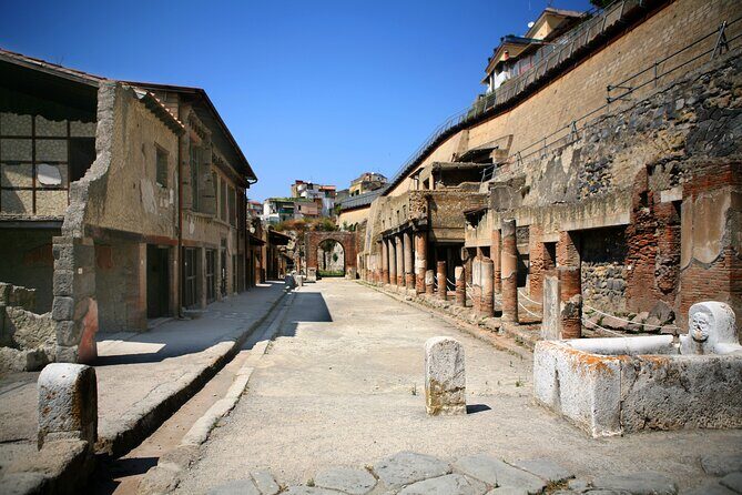 Herculaneum, Vesuvius and Pompeii Full Day Tour from Naples - Key Points