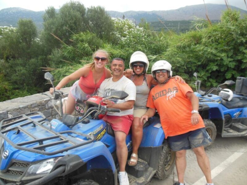Hersonisos - Malia :off-road quad safari with transfer+Lunch - The Experience in Detail