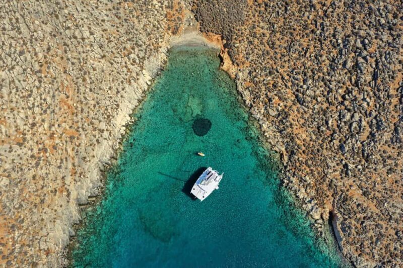 Hersonissos: Dia Catamaran Cruise with Lunch & Drinks - Water Activities & Entertainment