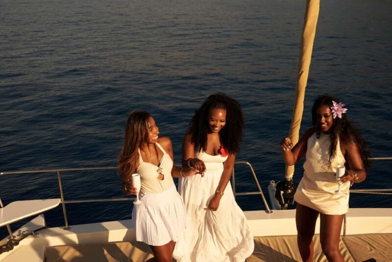 Hersonissos: Luxury Sunset Catamaran Cruise Sushi & Open Bar - The Sum Up