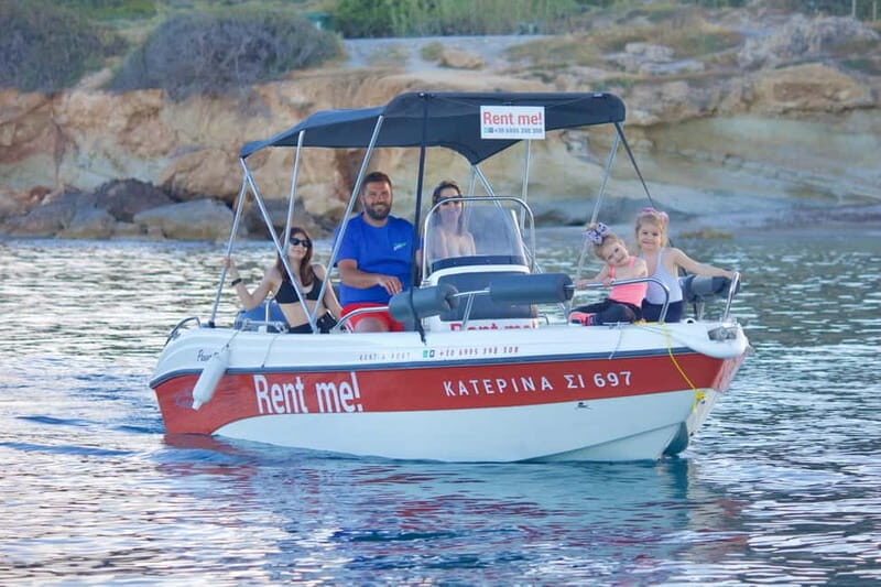 Hersonissos: Rent a Boat - No License Needed - Key Points