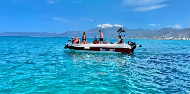Hersonissos: Rent a Boat - No License Needed - The Sum Up