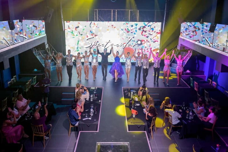 Hersonissos: Spectacular Dinner Show Ticket - The Food and Drinks