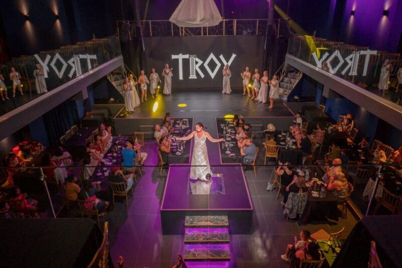 Hersonissos: Troy Dinner-Show Theatre Experience Tickets - Key Points