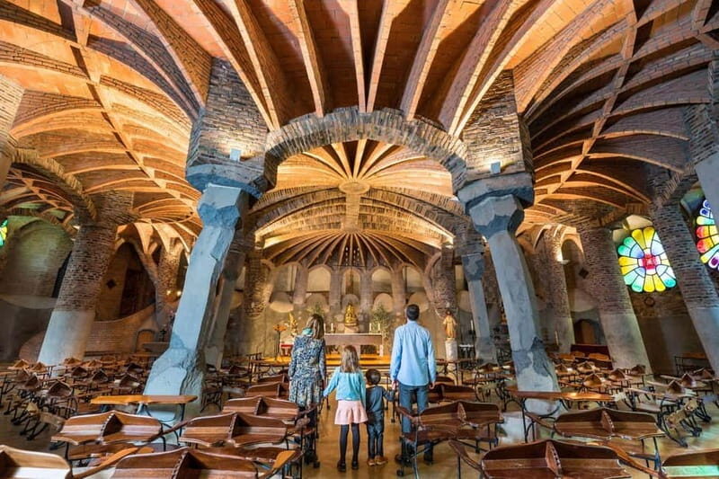 Highlights Guided visit to Gaudi's Crypt and Colonia Güell - A Closer Look at the Tour