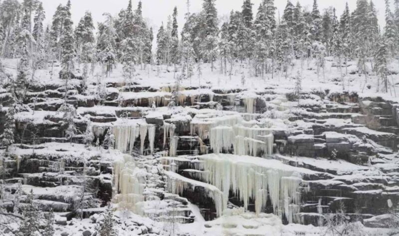 Hiking at Korouoma | Frozen waterfall - Continuing the Journey