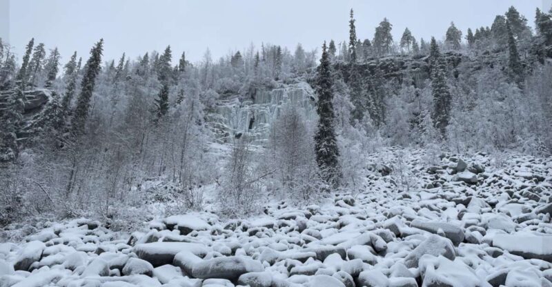 Hiking at Korouoma | Frozen waterfall - Whats Not Allowed?
