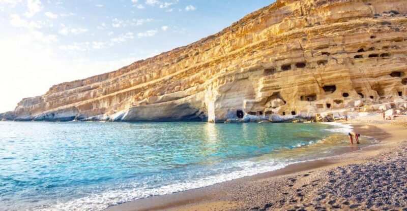 Hippies Beach - Matala Tour From Heraklion - Enjoying the Beach and the Waters
