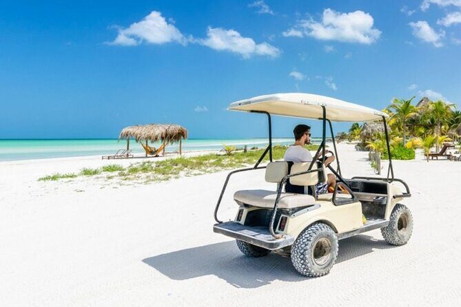 Holbox Island Tour Golf Cart Ferry with Lunch and Transportation - Key Points