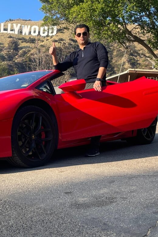 Hollywood Sign 50 Min Lamborghini tour (drive or be driven) - Key Points