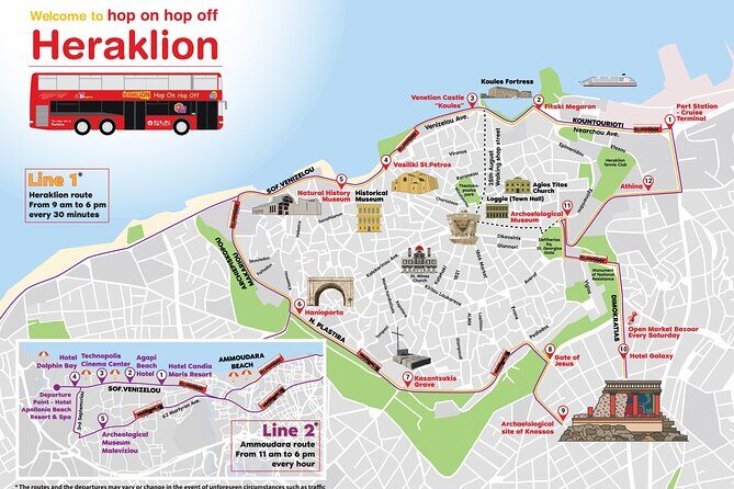 Hop-On Hop-Off Sightseeing Bus Tour in Heraklion - FAQ