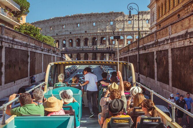 HopOn HopOff 1Day Rome Tour with Shuttle from/to Rome Airports - Key Points