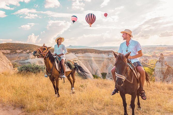 Horse Riding in Cappadocia in fairy chimeys - Key Points: