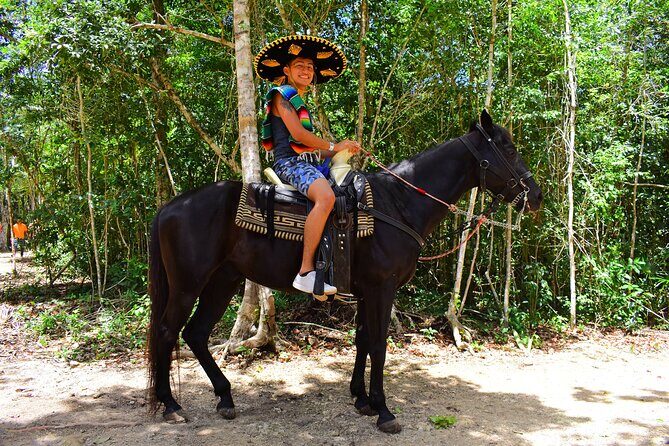 Horseback Ride, ATVs (Shared), Cenote & Ziplines! From Playa Del Carmen - Key Points